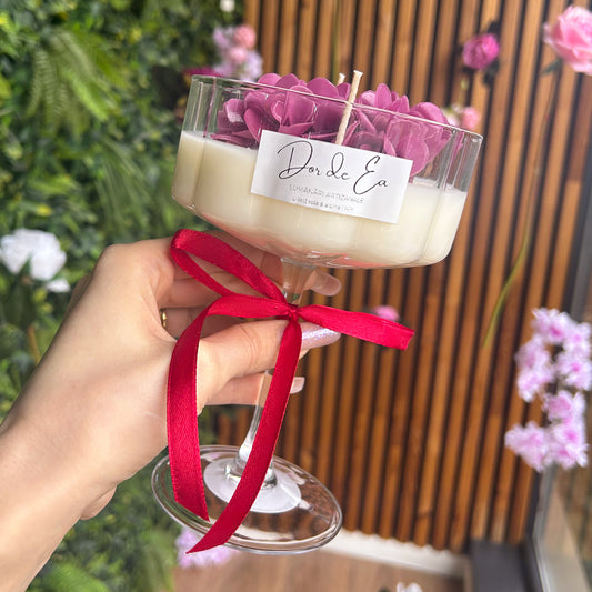 Lumanare parfumata artizanala | Liliac Dordeea